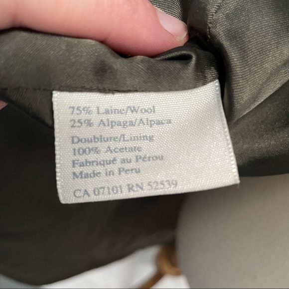 Hilary Radley Long Wool/Alpaca Winter Coat *PERU* - Picture 7 of 14